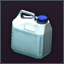Canister with purified water icon
